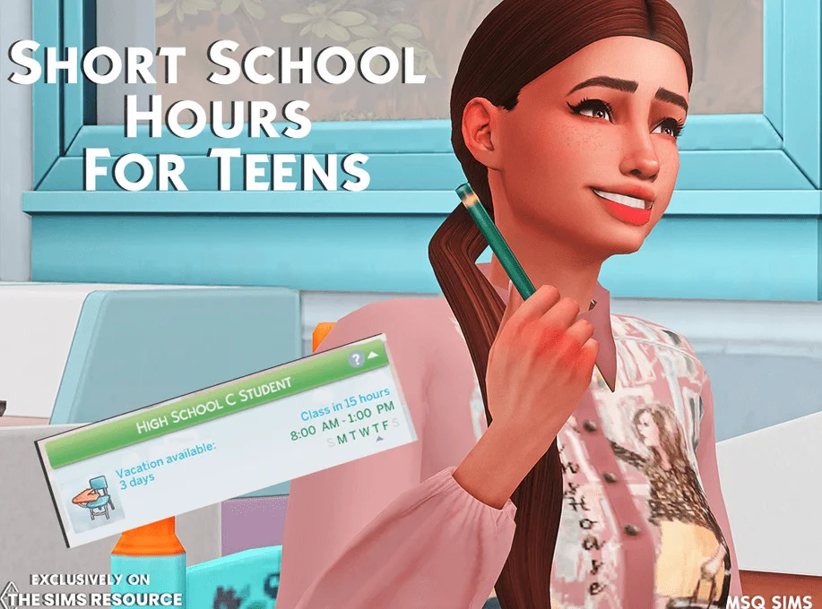 School Mod 8 Sims 4: Best High School Mods