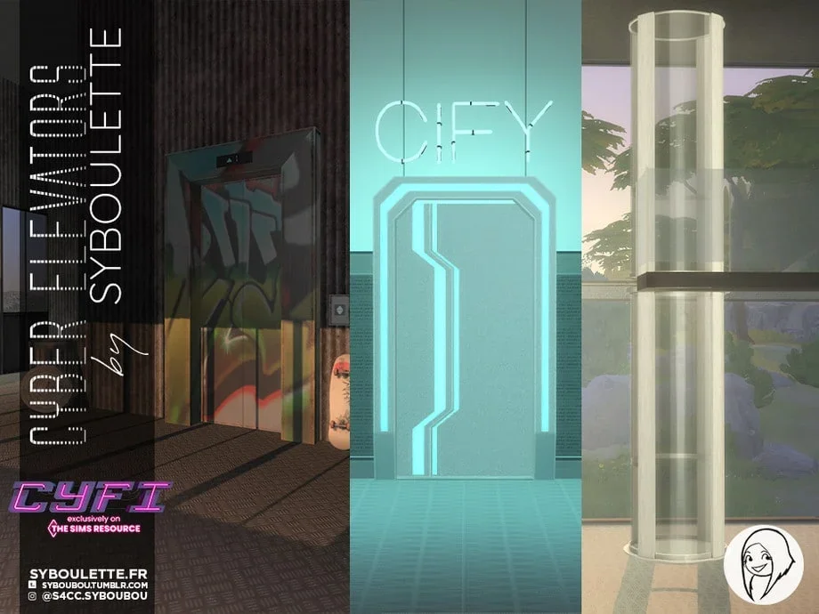 elevator mod cyfi Sims 4: Elevator Mods