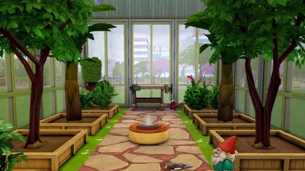 indoor garden 1 How to Grow Plants in Indoor Garden in A Greenhouse in Sims 4?