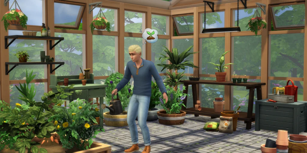 indoor garden 2 How to Grow Plants in Indoor Garden in A Greenhouse in Sims 4?