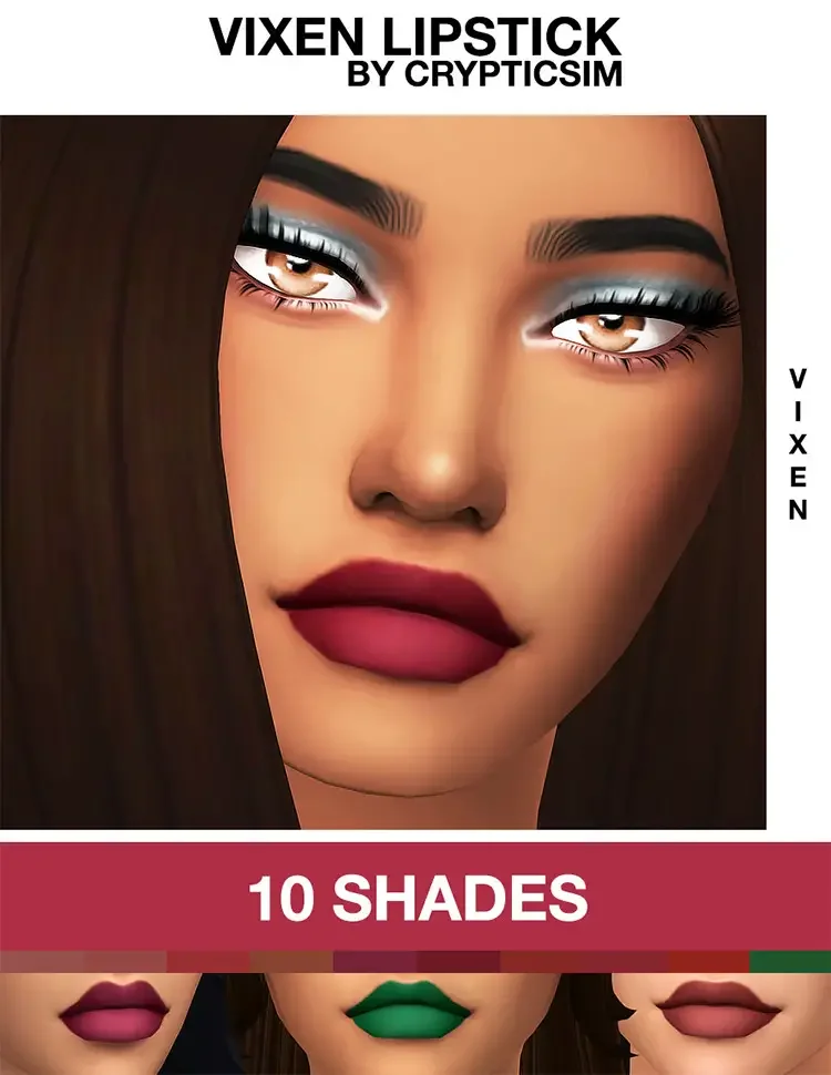 lipstick cc 12 Sims 4: Best Custom Lipstick CC & Lip Gloss
