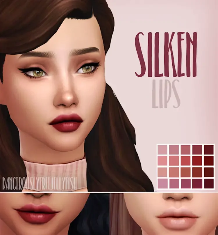 lipstick cc 2 Sims 4: Best Custom Lipstick CC & Lip Gloss