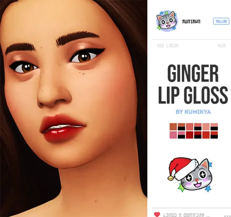 lipstick cc 7 Sims 4: Best Custom Lipstick CC & Lip Gloss