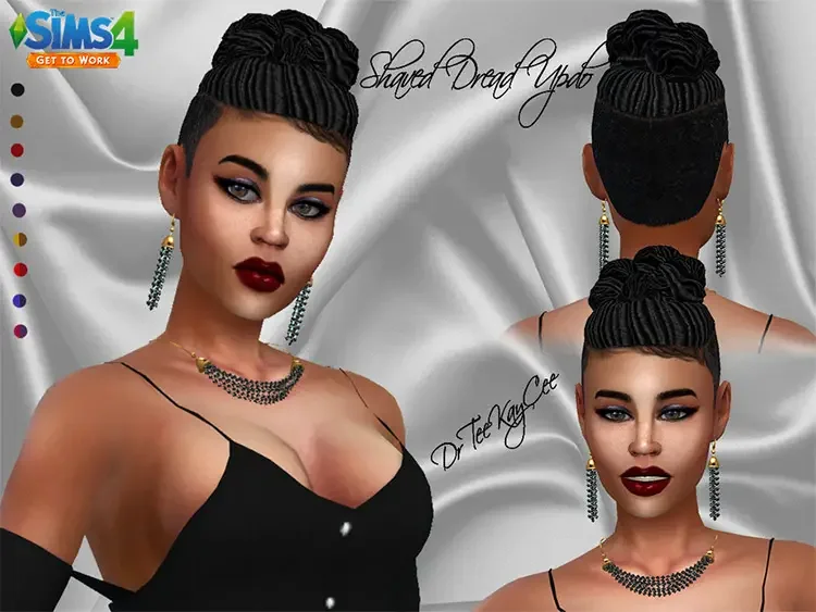 shaved side hair 5 Sims 4: Best Shaved Side Hair Hairstyles
