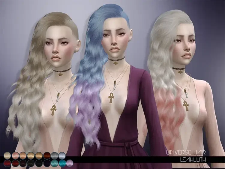 shaved side hair 7 Sims 4: Best Shaved Side Hair Hairstyles