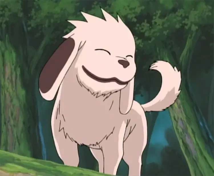 01 akamaru naruto anime 18 Best Anime Dogs