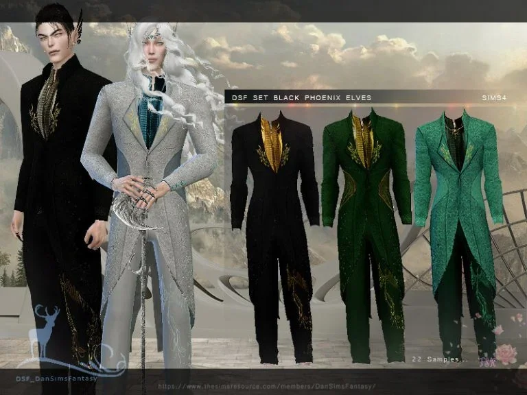 7 Sims 4: Elven Clothing Pieces