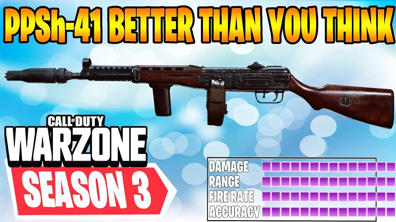 The Best PPSh-41 loadout in Warzone