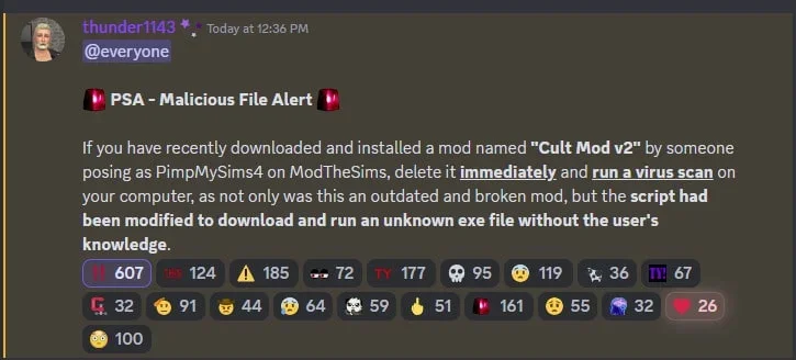 Cult Mod down Sims 4: Be Aware Of The Cult Mod V.2