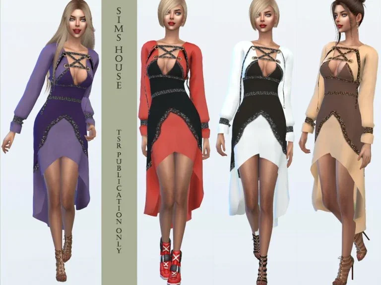 ELVEN CLOTHING 6 Sims 4: Elven Clothing Pieces