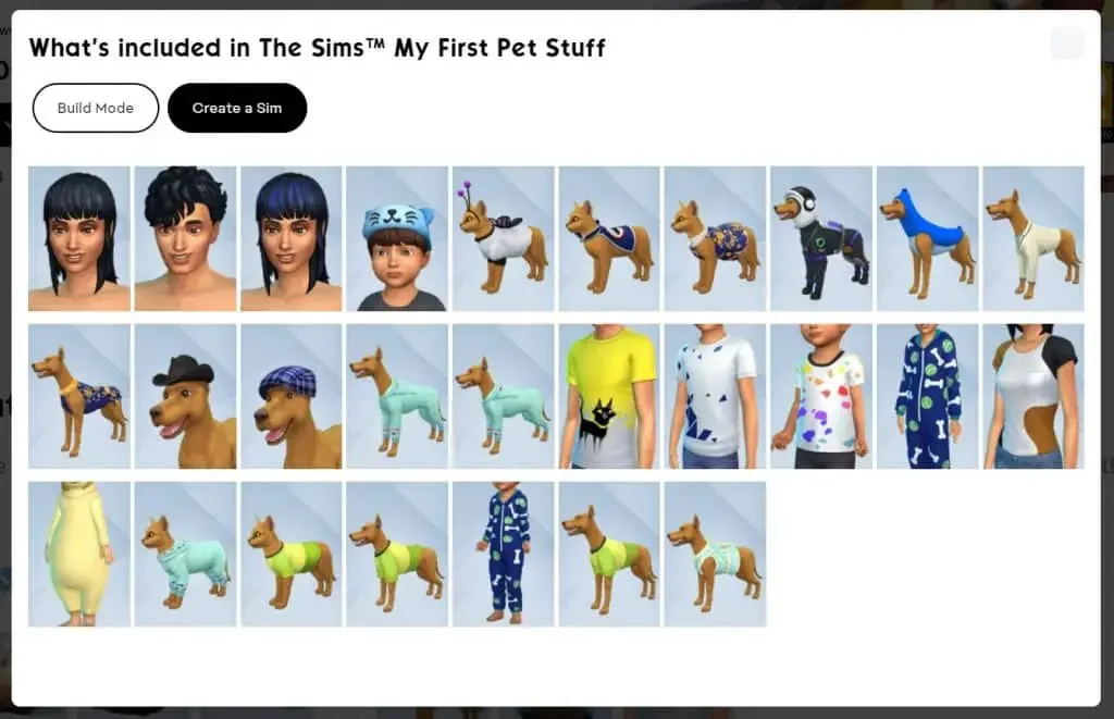 First Pet Stuff Pack cas Sims 4: Free First Pet Stuff Pack