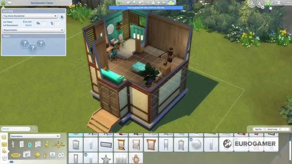 Tiny Living Challenge 1 Sims 4: Tiny Living Challenge