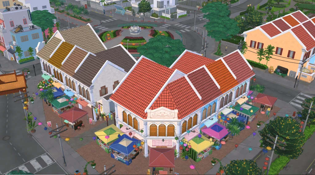 Tomarani Night Market vari Sims 4: Tomarang Night Market