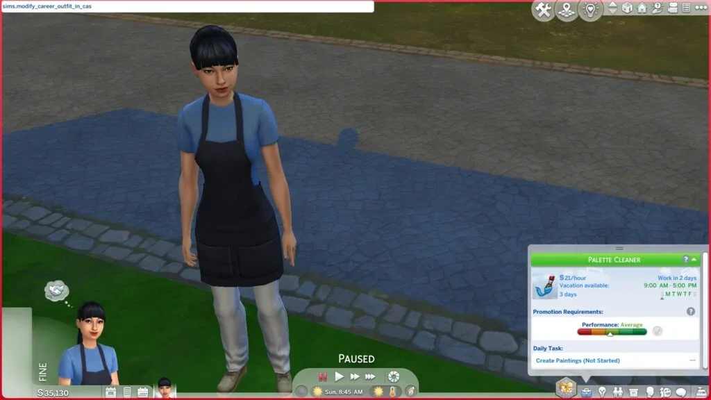 Work Outfit 22 Sims 4: Cheat To Change Work Outfit
