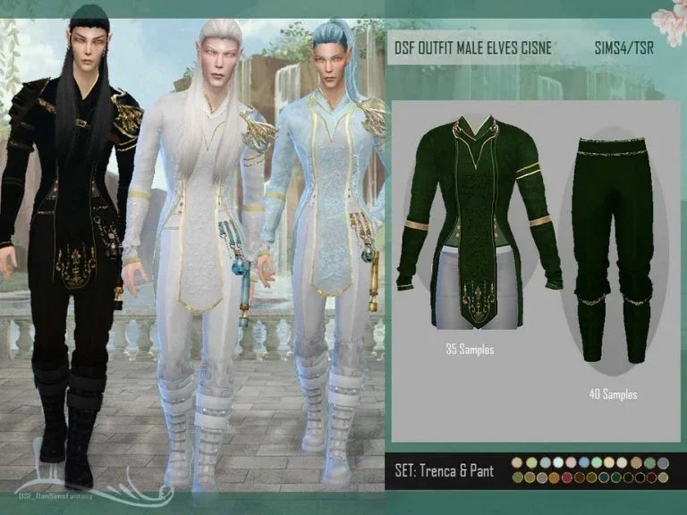 elven clothing 1 Sims 4: Elven Clothing Pieces