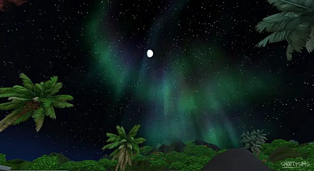 northern lights and the sun rays 1 Sims 4: See The Northern Lights And The Sun Rays