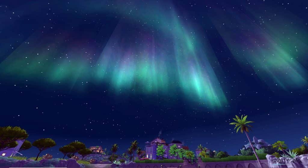 northern lights and the sun rays 3 Sims 4: See The Northern Lights And The Sun Rays