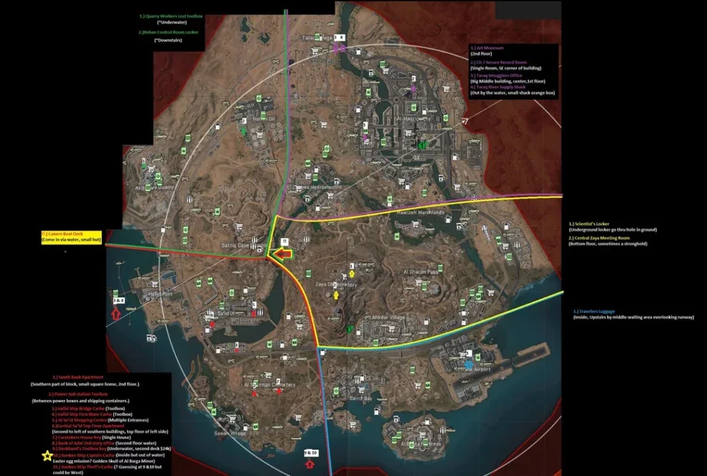 a few warzone 2 dmz key locations map v0 o0t5gcd4b21a1 Where to use the South Bank Apartment key in DMZ: South Bank Apartment loot location