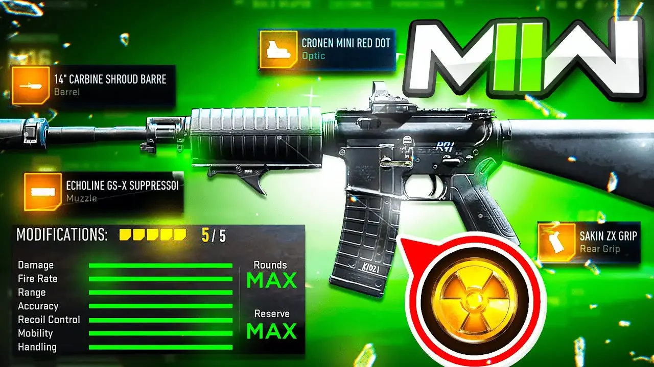 1 BURST GOD GUN! Best M16 Class Setup is OVERPOWERED in MW2! (Best M16  Loadout Modern Warfare 2)