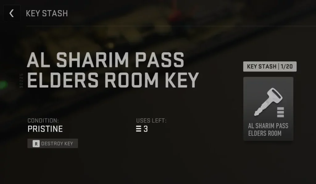what is this key v0 dspz5ax4ju1a1 1 Where To Use The Elders Room Key In Call Of Duty: DMZ?